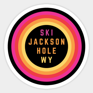 Ski Jackson Hole Wyoming Sticker